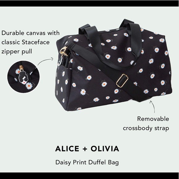 Alice + Olivia Handbags - Alice + Olivia daisy print duffle bag